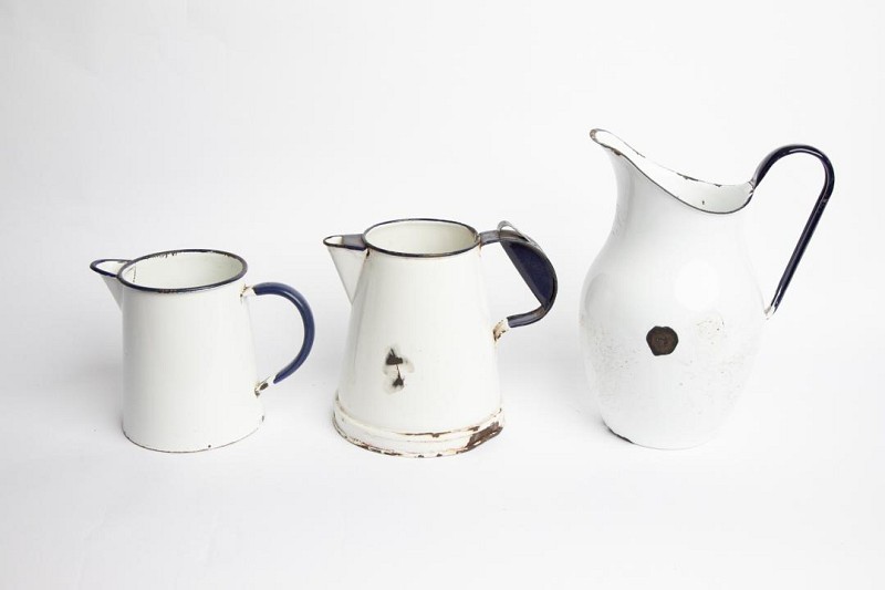 Jugs in Enamel (priced individually)